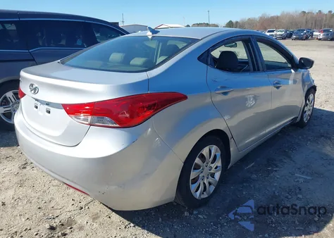 2012 Hyundai Elantra Gls (Ulsan Plant) from USA, damaged, VIN KMHDH4AE3CU258856
